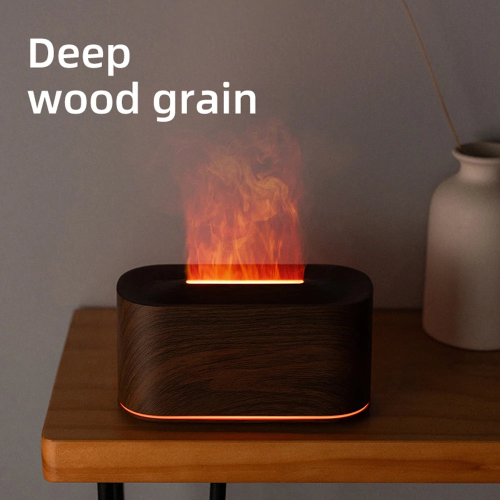 Flicker & Flow — Flame Effect Aromatherapy Diffuser & Humidifier
