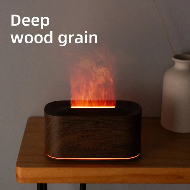 Flicker & Flow — Flame Effect Aromatherapy Diffuser & Humidifier
