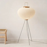 Noguchi Akari Rice Paper Floor Lamp – Wabi-Sabi Standing Light
