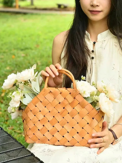 Woven Flower Gift Basket — Festival & Wedding Decor
