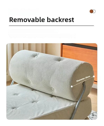 Foldable Nordic Sofa Bed — 1-Person Lazy Sofa for Bedroom & Living Room