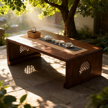 Sit Lower, Live Slower — The Floor-Level Sanctuary Japandi Low Tatami Coffee Table
