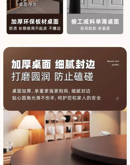 Round Foldable Dining Table — 100 & 120cm
