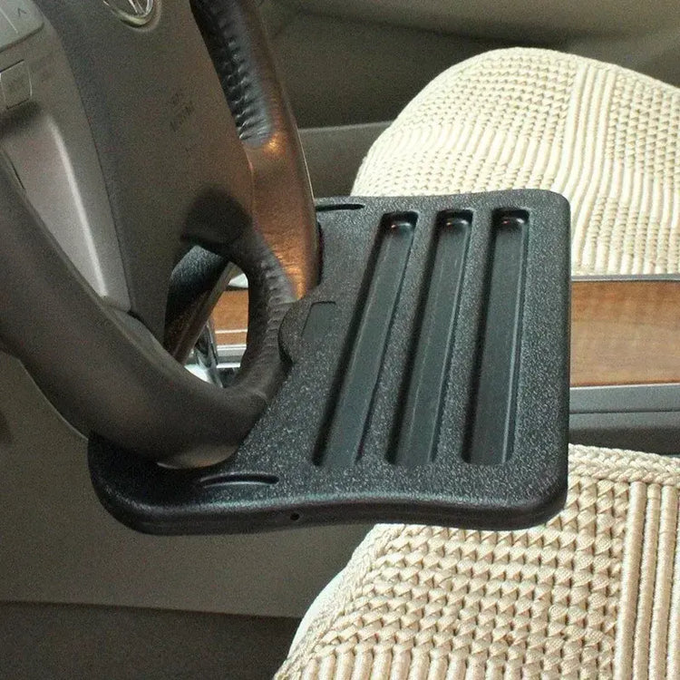 Car steering wheel, small table, car mounted dining plate, car mount, flatbed, car interior dining table, dining table