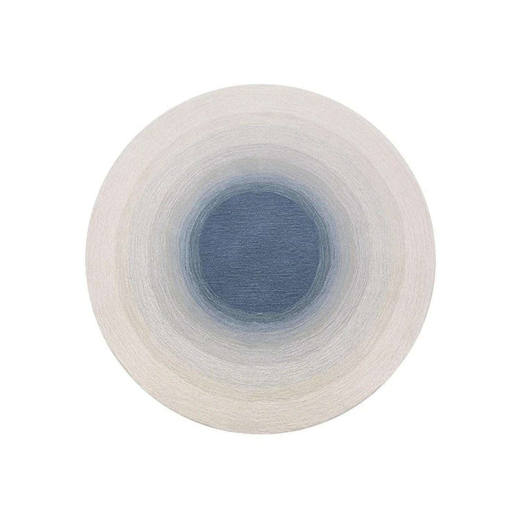 Round Gradient Area Rug — Machine Washable Non-Slip Floor Mat for Living Room & Bedroom