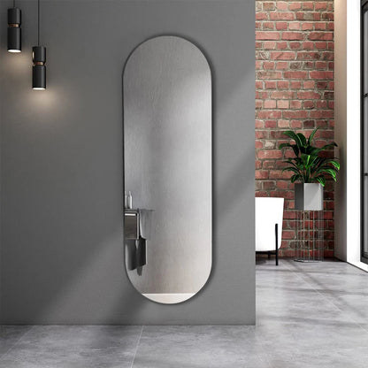The Mirror That Opens the Room — Oversized Oval Full-Length Mirror