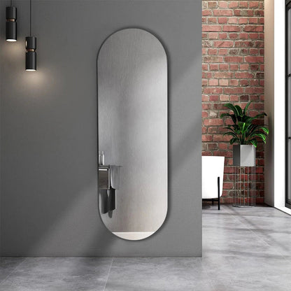The Mirror That Opens the Room — Oversized Oval Full-Length Mirror
