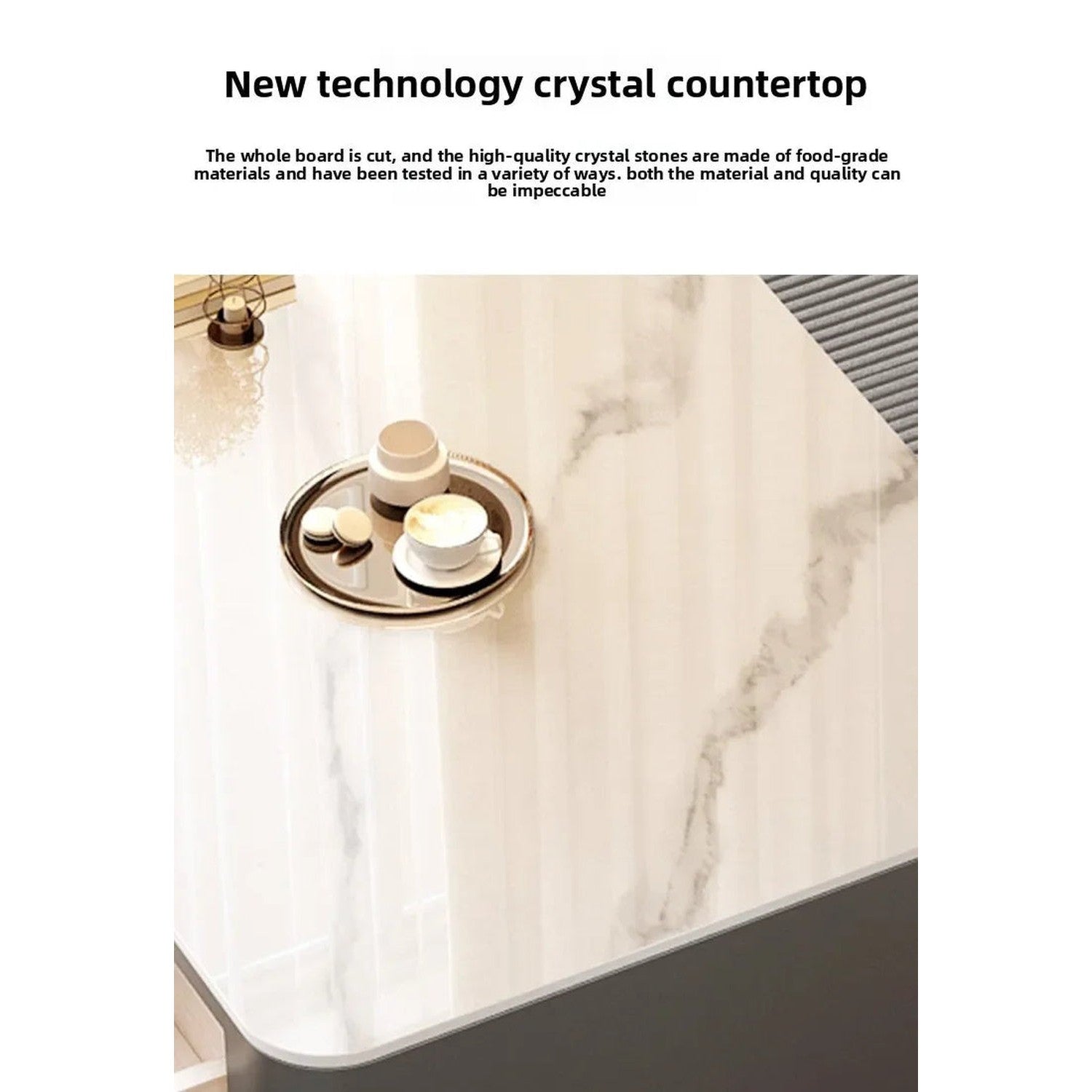 Nordic Clear Designer Coffee Table — Minimalist Living Room Décor
