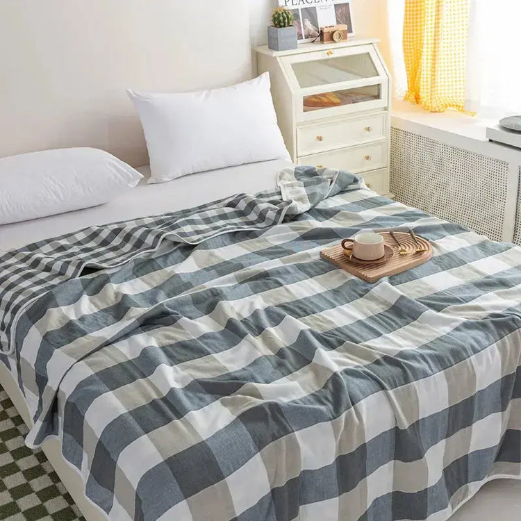 Cotton Gauze Summer Quilt — Plaid Jonine’s Corner
