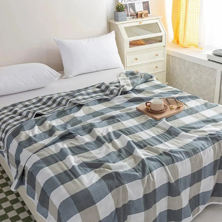 Cotton Gauze Summer Quilt — Plaid Jonine’s Corner