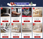 Headboard Storage Double Bed Queen Drawers King Size Smart Bed Luxury Princess Modern Letto Matrimoniale Bedroom Furniture Jonine&