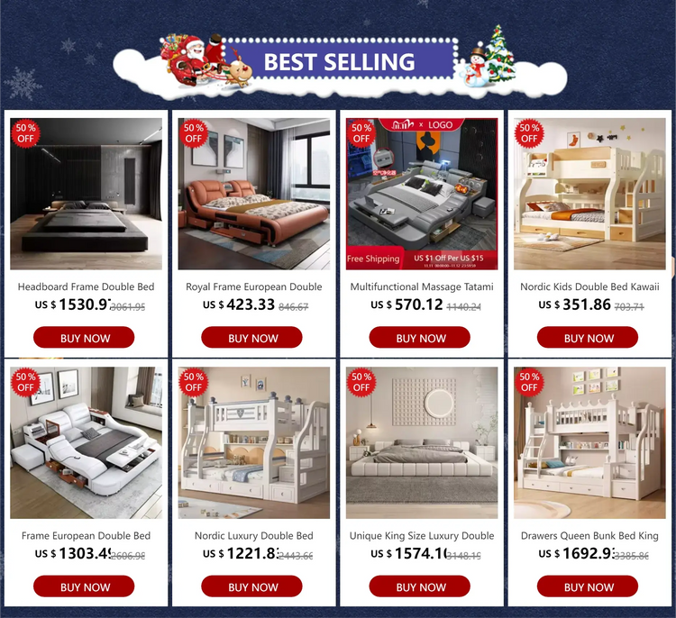 Headboard Storage Double Bed Queen Drawers King Size Smart Bed Luxury Princess Modern Letto Matrimoniale Bedroom Furniture Jonine&