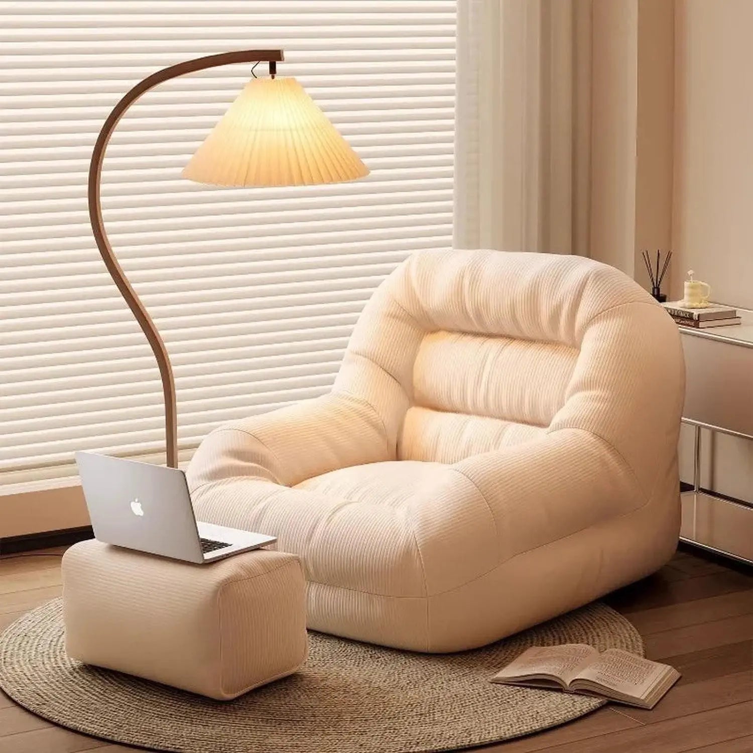 Breathable Fabric Sofa Bed — Compact Modern Living Room Sofa Jonine’s Corner
