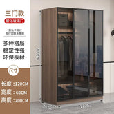 Glass light luxury corner cloakroom wardrobe Double clothes closet cabinets and wardrobes Cabinet dressing clothe home furniture Jonine&