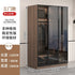 Glass light luxury corner cloakroom wardrobe Double clothes closet cabinets and wardrobes Cabinet dressing clothe home furniture Jonine&