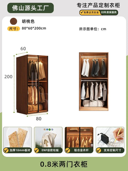 Modern Glass Wardrobe — L-Shaped Corner Closet with Luxury Storage