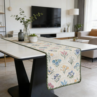 Nordic Cotton Linen Table Runner — Multiple Sizes & Patterns