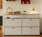 Dual Cabinet Storage Organizer — Modern Chest of Drawers for Bedroom & Living Room