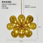 Suspended in Light — Designer Glass Bubble Chandelier for Bedroom & Living Room