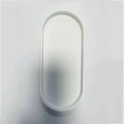 The Marble Tray — Oval Silicone Vanity &amp; Countertop Organizer Tray