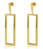Shiny Zircon Hoop Earrings for Women Trendy Golden Stainless Steel Circle Earring Jewelry Pendientes