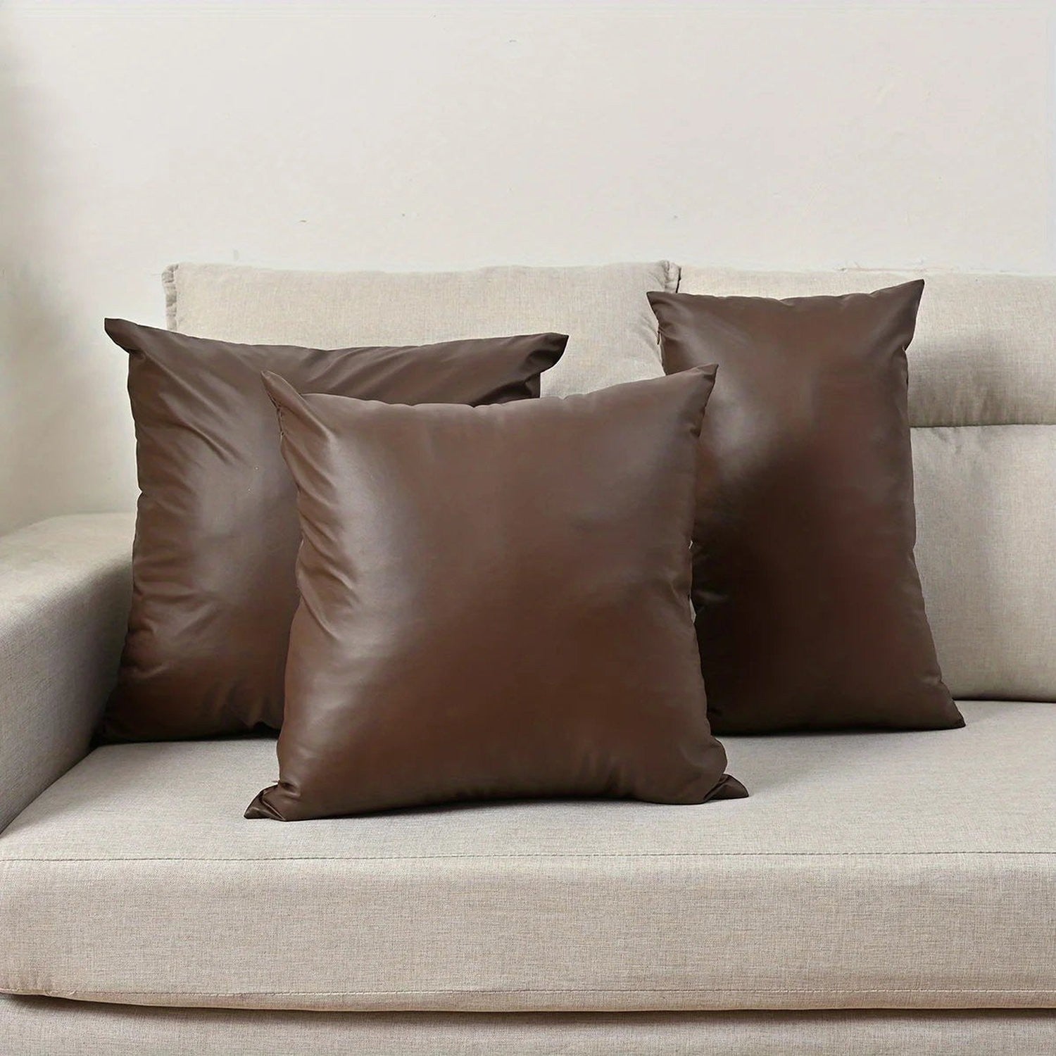 Waterproof PU Lumbar Cushion Cover — European Style