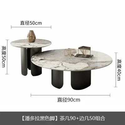 Minimalist Side Table — Aesthetic Modern Coffee Table for Living Room