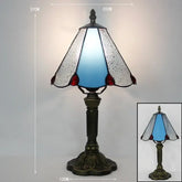 Old World Glow — European Retro Art Glass LED Desk Lamp