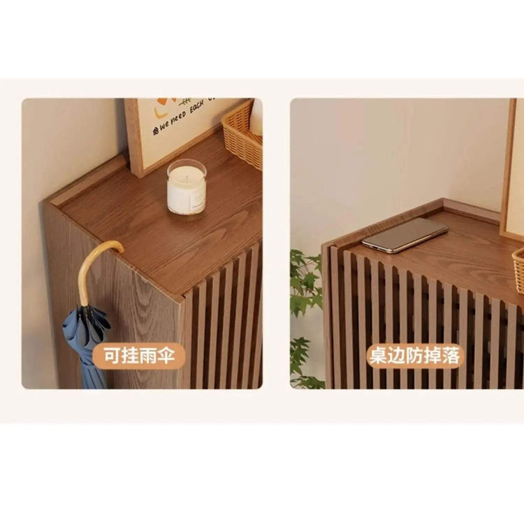 Vintage Luxury Wood Shoe Rack — Space-Saving Entryway Storage Jonine’s Corner