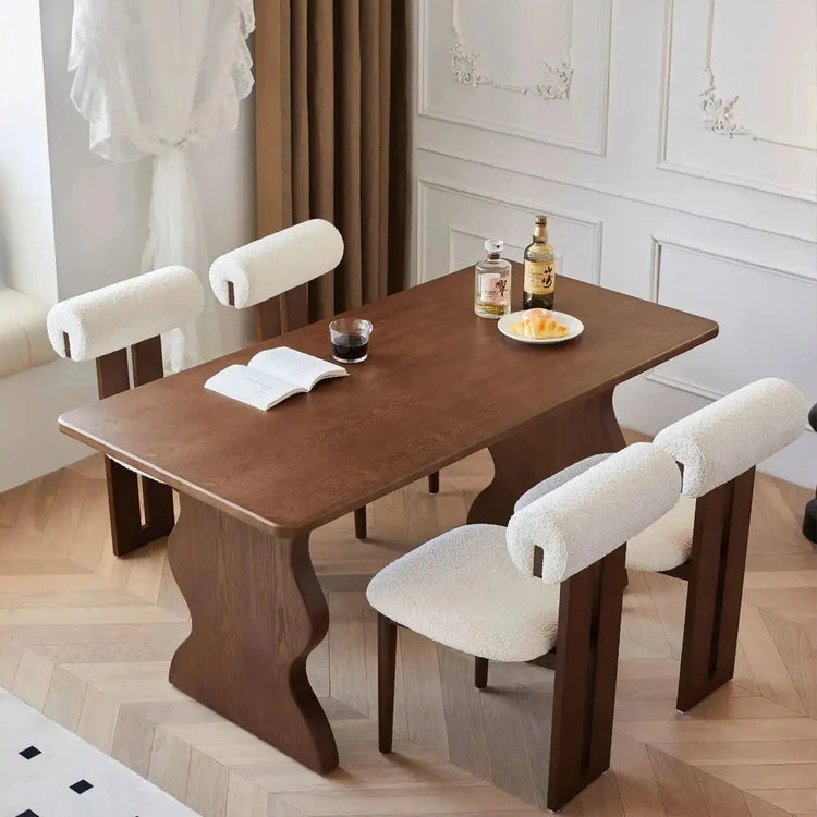 Solid Wood & Pine Dining Table