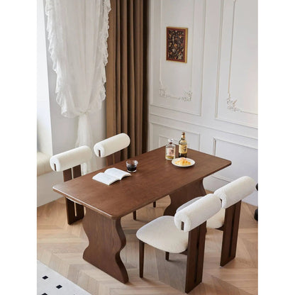 Solid Wood &amp; Pine Dining Table