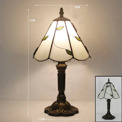 Old World Glow — European Retro Art Glass LED Desk Lamp