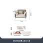 Cream Luxury Corner Sofa — Modern 3-Seat Living Room Sofa