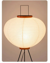Noguchi Akari Rice Paper Floor Lamp – Wabi-Sabi Standing Light