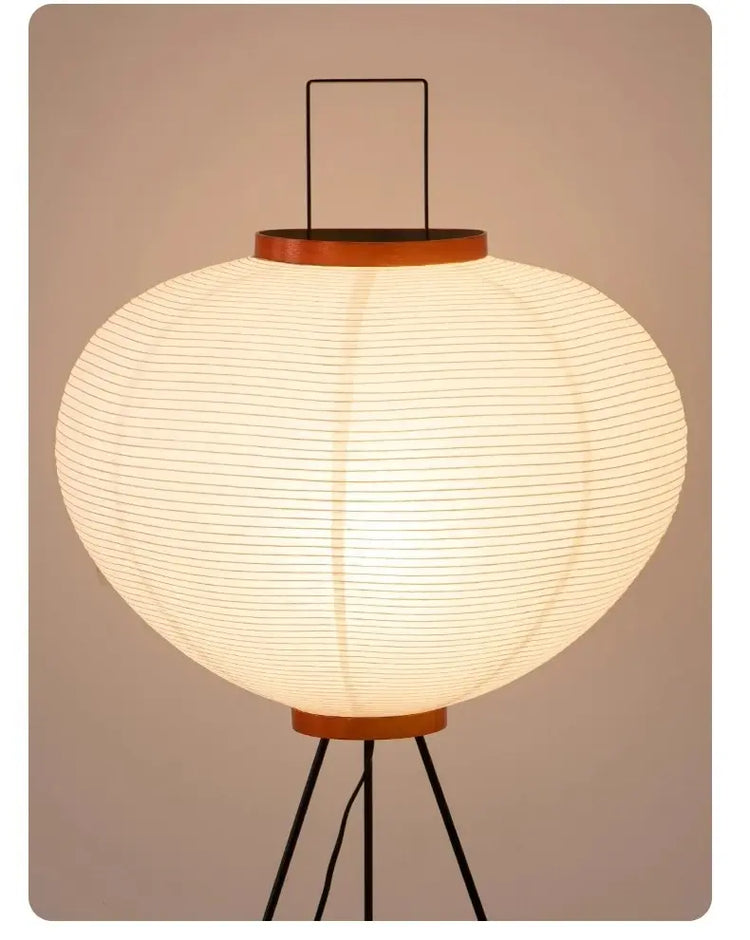 Noguchi Akari Rice Paper Floor Lamp – Wabi-Sabi Standing Light
