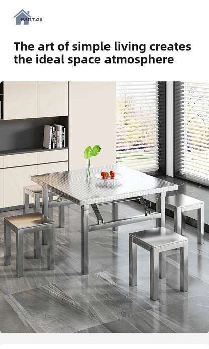 Foldable Stainless Steel Buffet & Serving Table