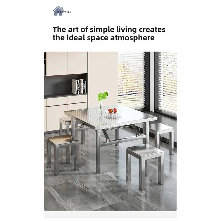 Foldable Stainless Steel Buffet & Serving Table Jonine’s Corner