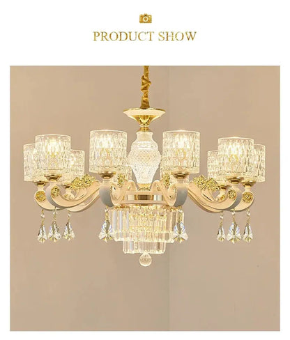 Dressed in Light — Crystal LED Chandelier for Hotel-Worthy Living Rooms &amp; Bedrooms Jonine’s Corner