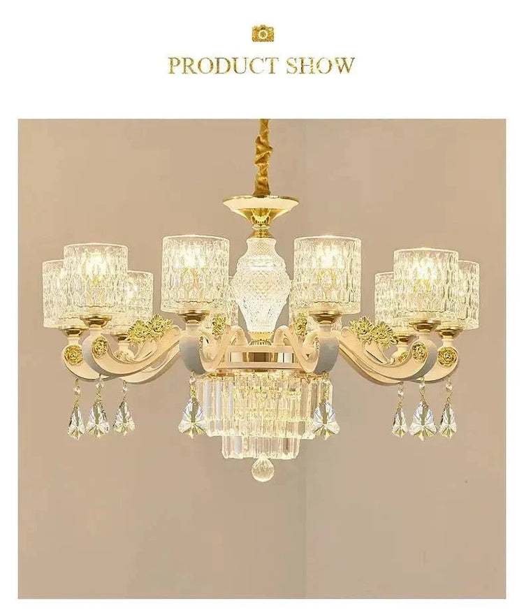 Dressed in Light — Crystal LED Chandelier for Hotel-Worthy Living Rooms & Bedrooms Jonine’s Corner