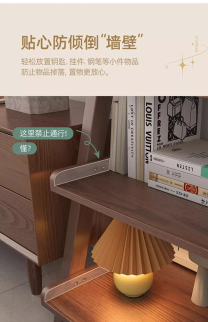 Where Books Meet Beauty — Minimalist Open Bookshelf & Display Cabinet
