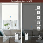 North American Market 100% Blackout Electric Roller Shades — Product