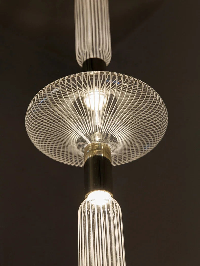 Nordic Luxury Art Glass Chandelier — High-End Pendant Lamp Home Décor