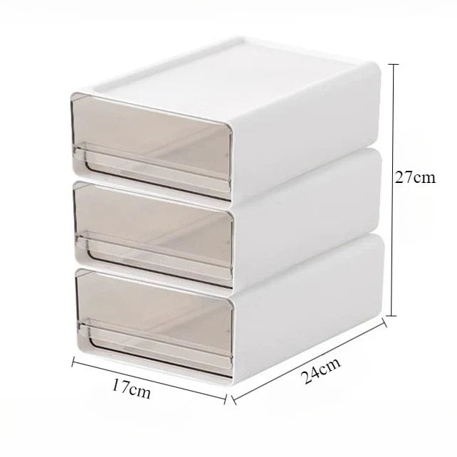 2/3pcs Office Table Clear Storage Boxes Drawer Type Office Workstation A4 File Organizer Storage Box Study Stack Storage Cabinet