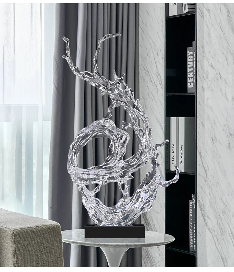 Quiet Luxury in Resin — Lumière Light Luxury Art Sculpture for the Modern Interior