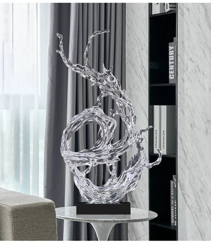 Quiet Luxury in Resin — Lumière Light Luxury Art Sculpture for the Modern Interior