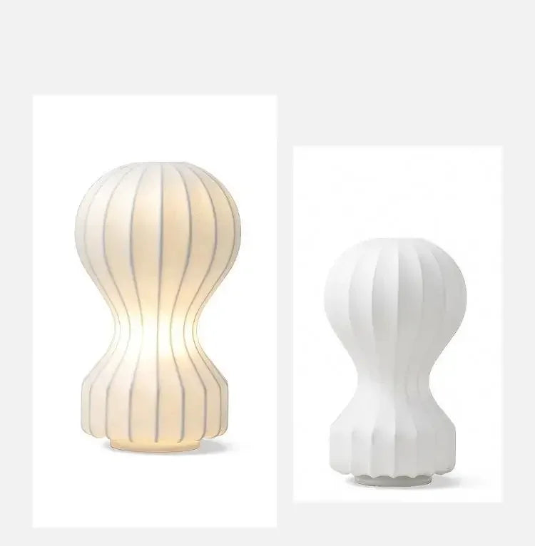 Wabi-Sabi Fabric Floor Lamp — Japandi Style for Bedroom & Living Room