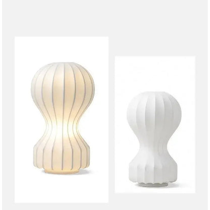 Wabi-Sabi Fabric Floor Lamp — Japandi Style for Bedroom &amp; Living Room
