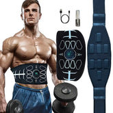 Abdominal Toning Belt Muscle Toner EMS Muscle Stimulator Abs Trainer Recharge Body Massager Weight Loss Fitness Equipment Unisex Jonine’s Corner