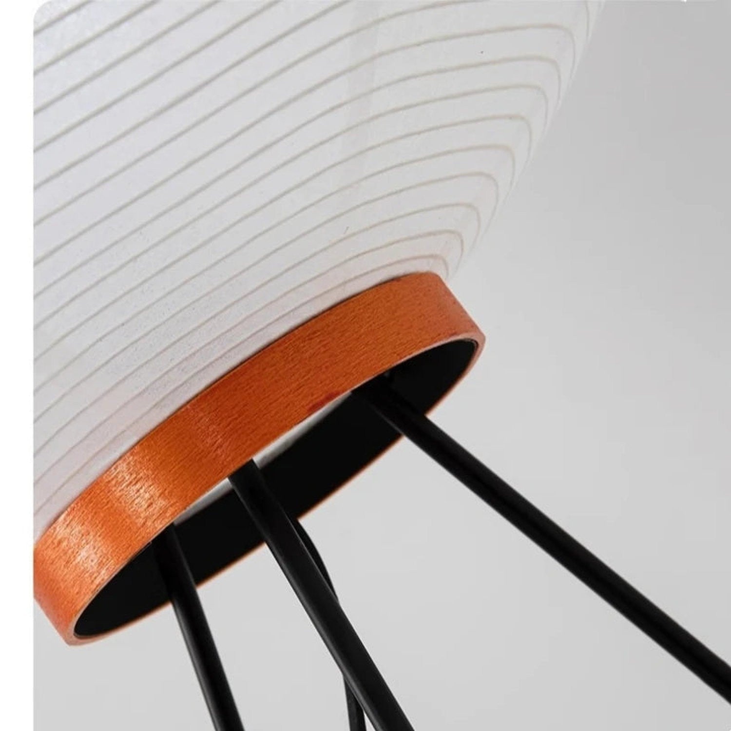 Wabi-Sabi Rice Paper Floor Lamp – Noguchi Style