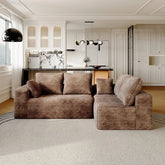 Sdorens Cloud Sectional - 104" L-Shape Chaise Plush Comfort